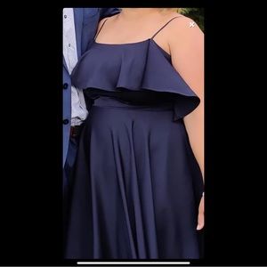 Cocktail dark blue dress